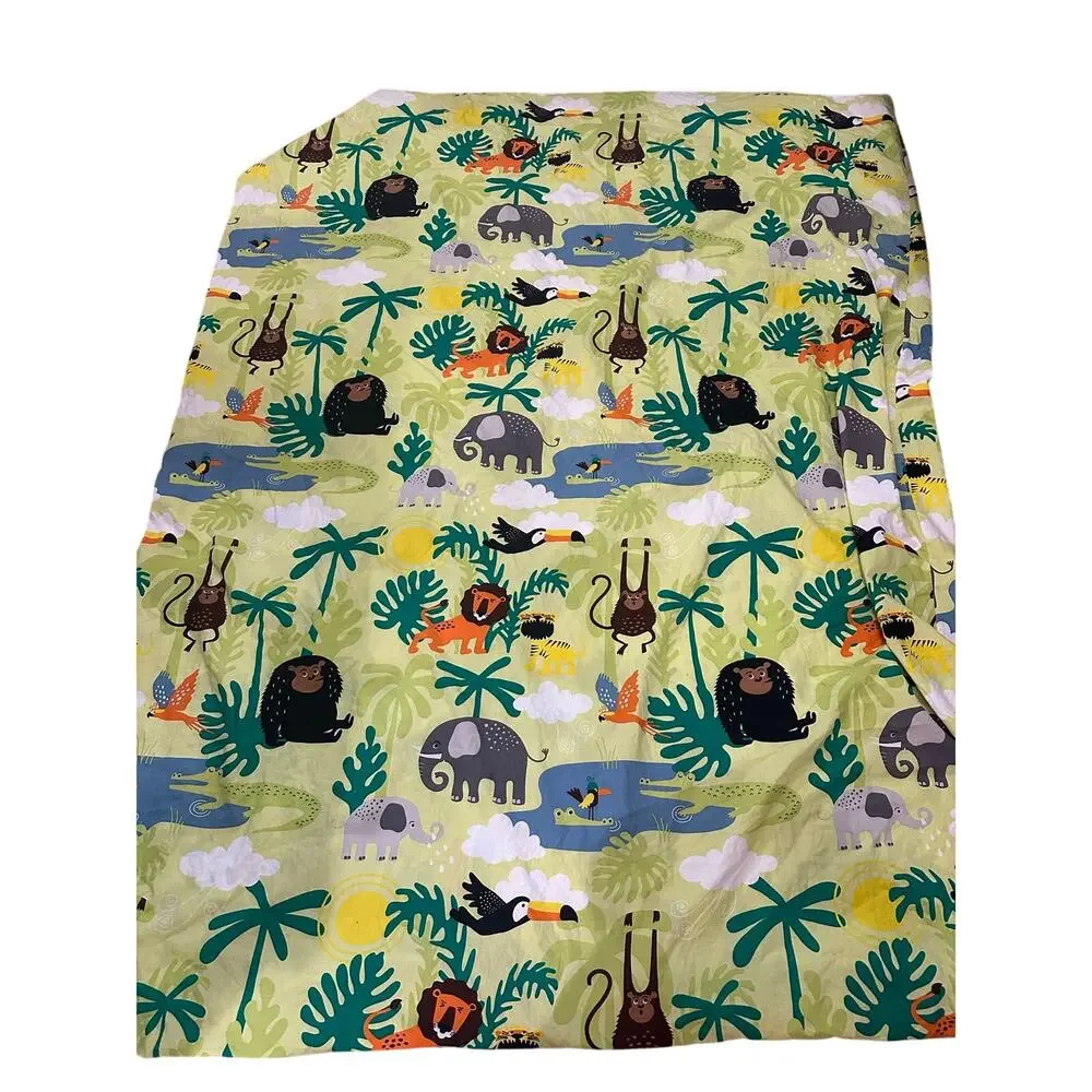 IKEA DJUNGELSKOC  Twin Duvet Cover Jungle bright Child
